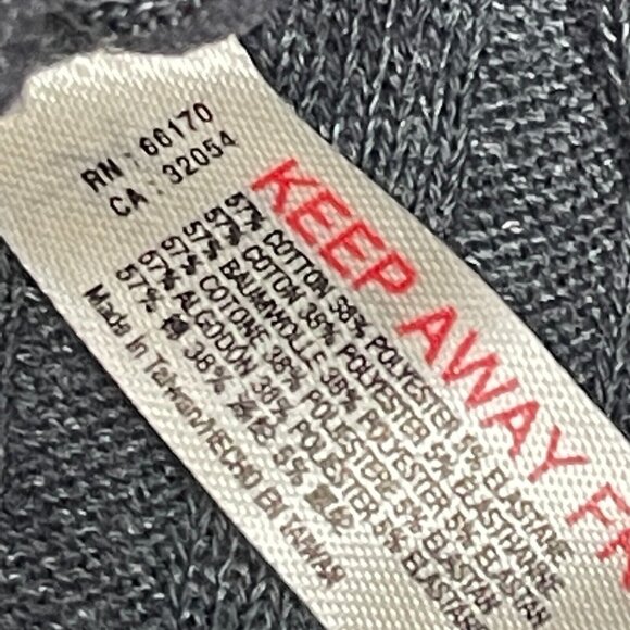 FP Beach Womens Size Large Mock Neck Sweet Rose Tunic Top 3/4 Sleeve Ruffle Gray - Picture 4 of 9